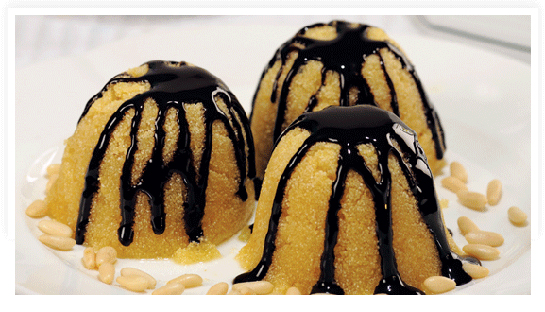 Çikolatalı Dondurmalı İrmik Helvası